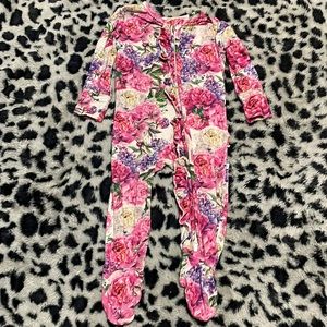 Posh peanut Bella ruffle footie 6 9